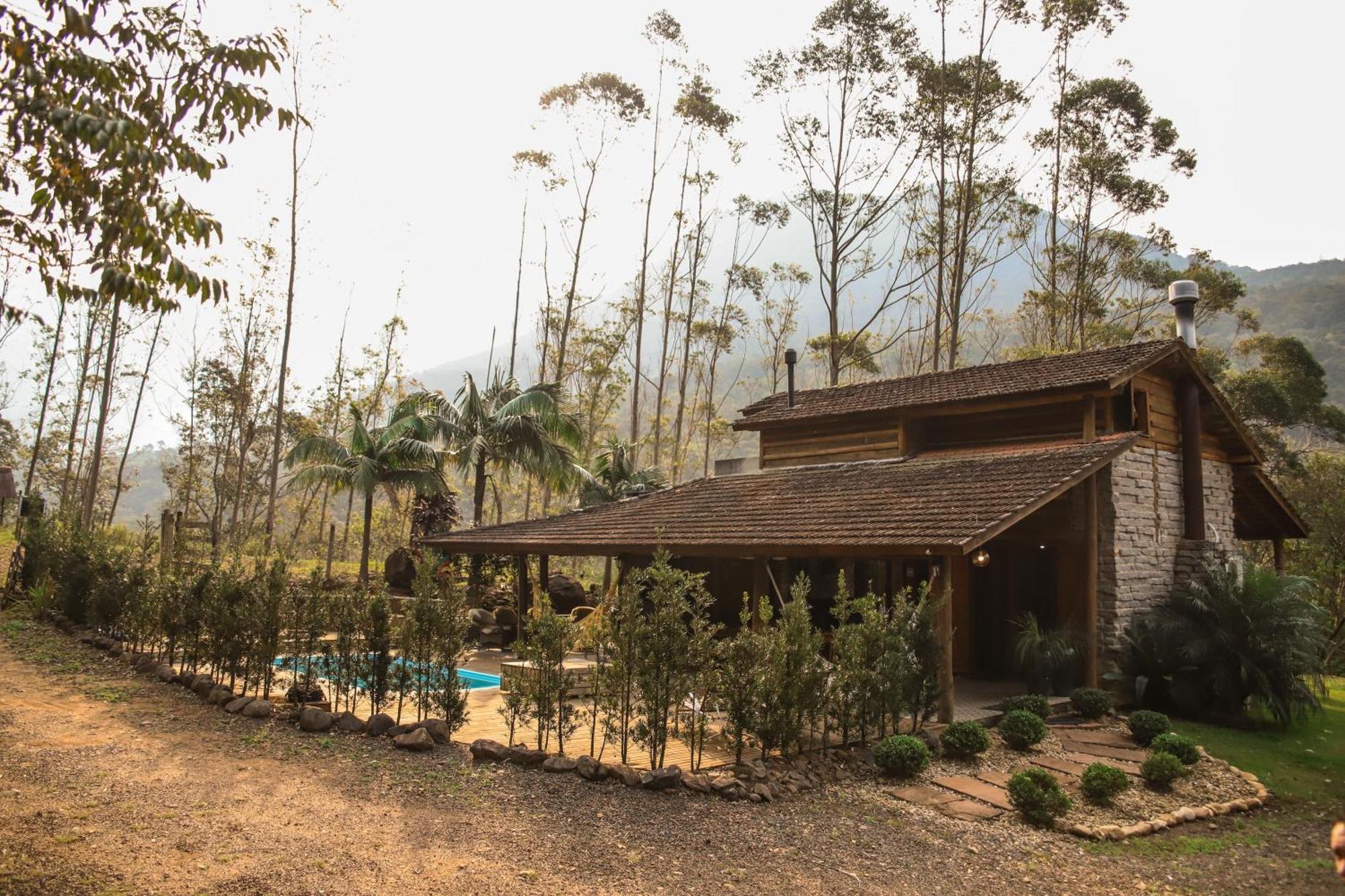 Chale Casa De Pedra, Vivenda Serra Velha, Chales De Montanha Timbe do Sul Kültér fotó