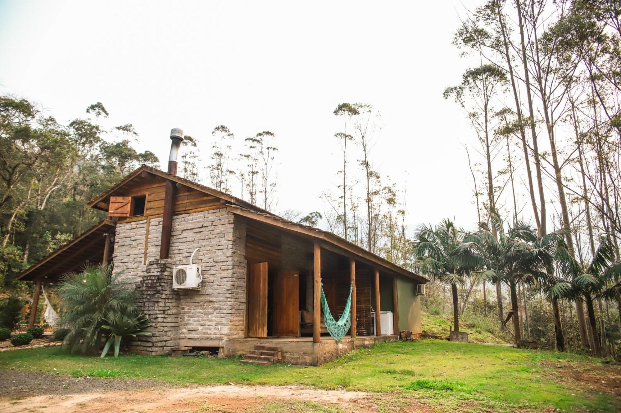 Chale Casa De Pedra, Vivenda Serra Velha, Chales De Montanha Timbe do Sul Kültér fotó