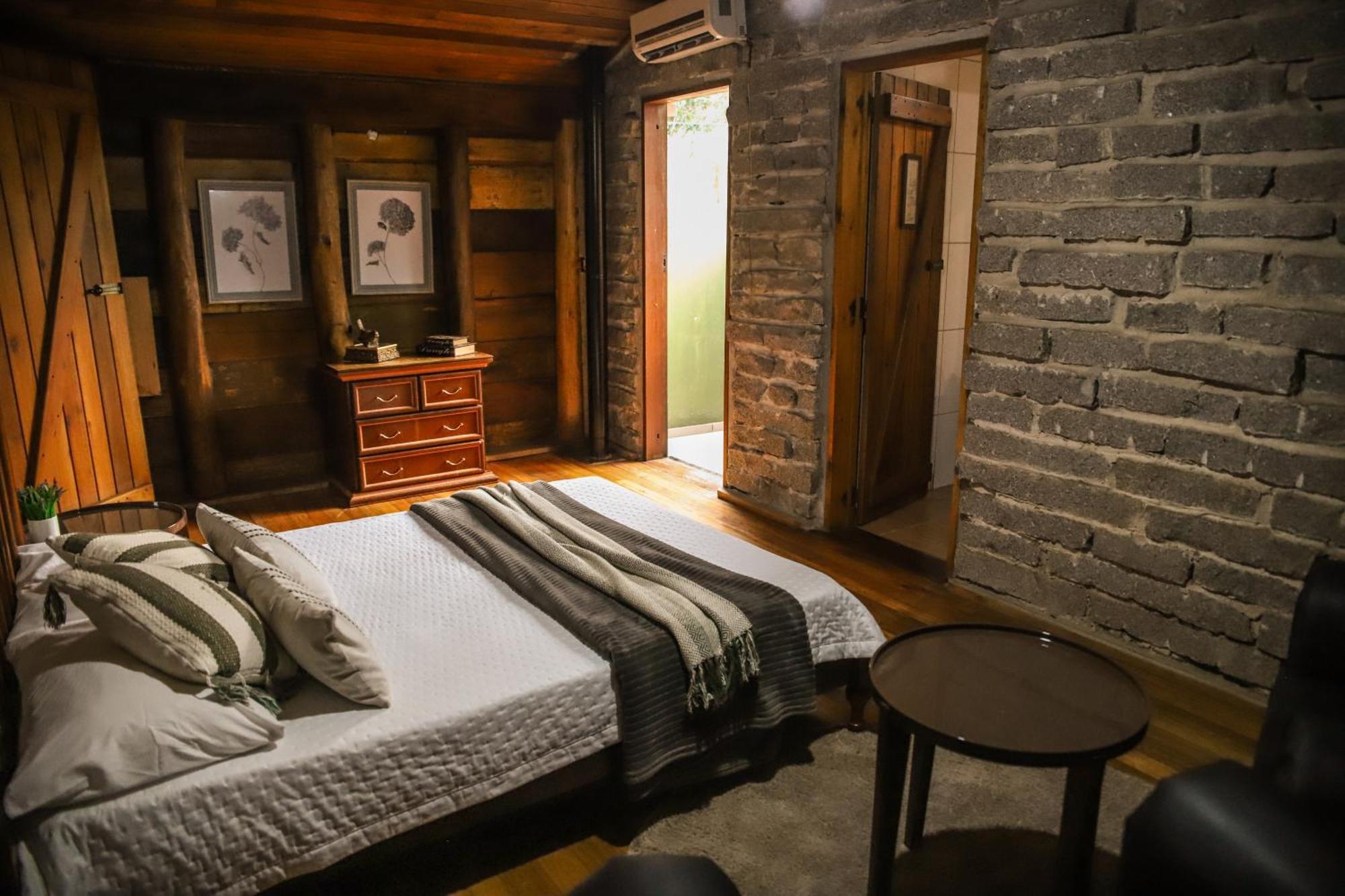 Chale Casa De Pedra, Vivenda Serra Velha, Chales De Montanha Timbe do Sul Kültér fotó