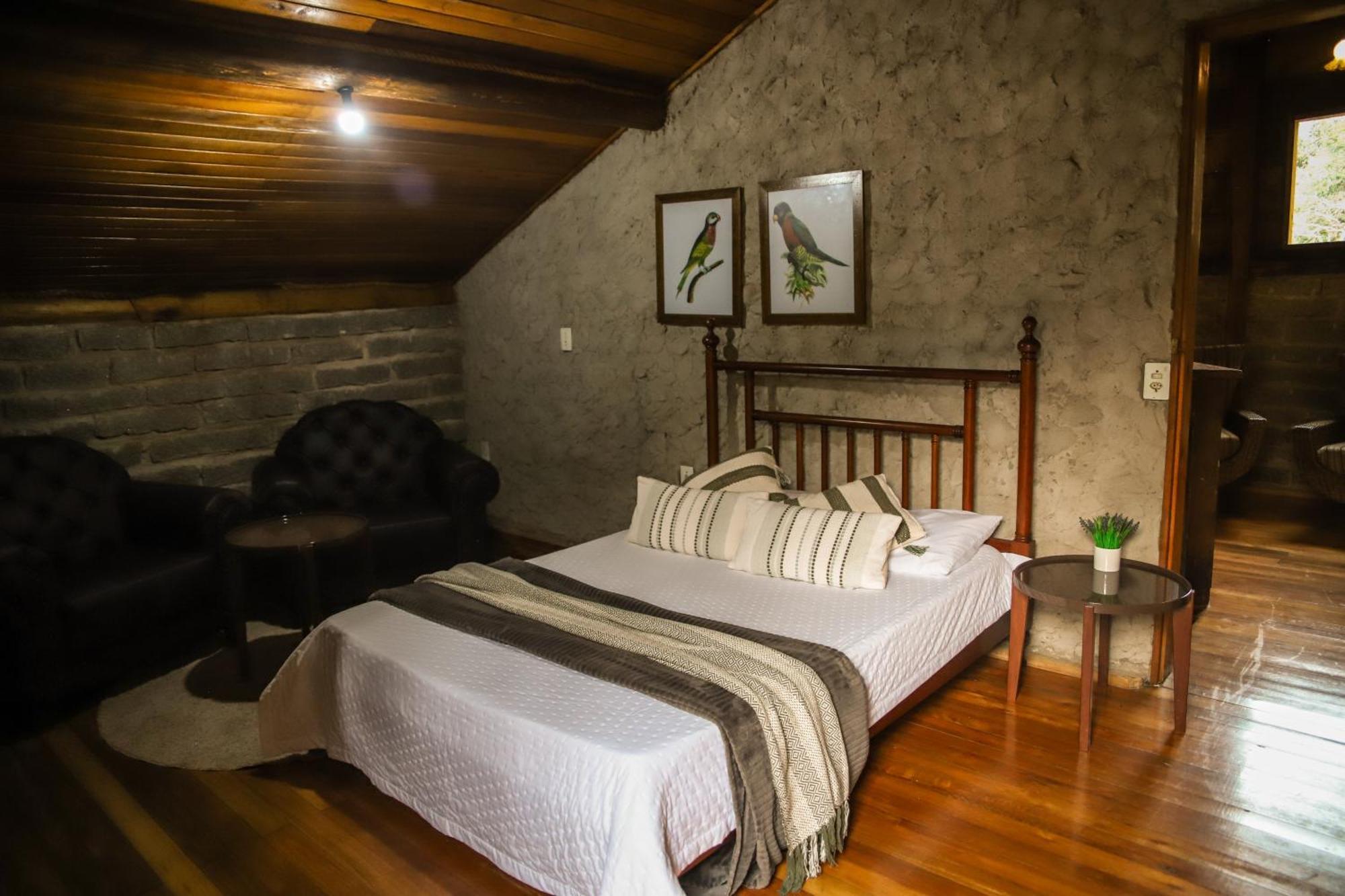 Chale Casa De Pedra, Vivenda Serra Velha, Chales De Montanha Timbe do Sul Kültér fotó
